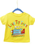 I Love Toy Trains T-Shirt Yellow